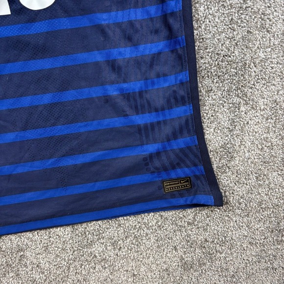 Nike France FFF Vapor Match Home Jersey Mens M 2020-2021‎ Kylian Mbappe #10 Euro - Picture 2 of 8